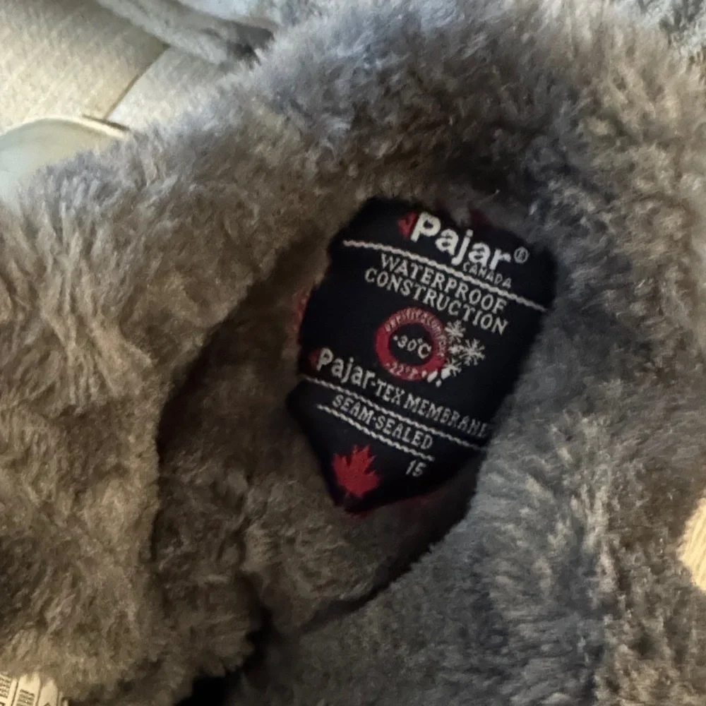 Pajar Taupe and Charcoal Snow Boots - Picture 7 of 10